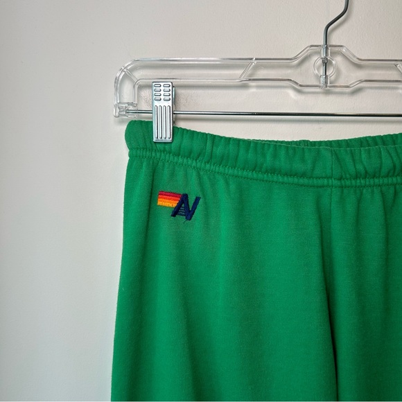Aviator Nation 5 Stripe Sweatpants Green Size Extra Small - Picture 2 of 12